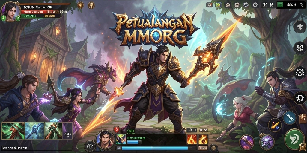 Gameplay seru dengan pertarungan antar pemain di 68IDN.