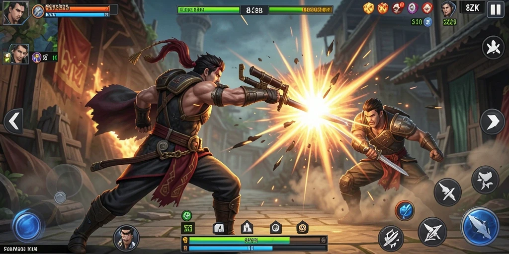 Tampilan gameplay seru di 8ZK, pertarungan epik menanti!