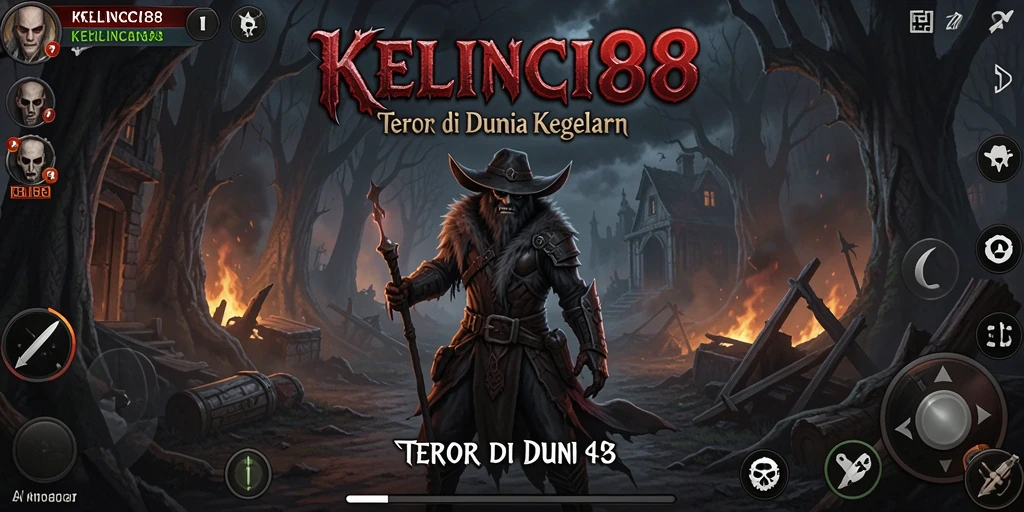 Screenshot gameplay KELINCI88 yang menampilkan suasana Horror menegangkan.