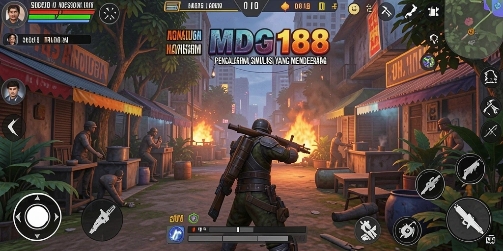 Screenshot MDG188 menunjukkan interaksi menarik dalam simulasi gameplay yang seru.