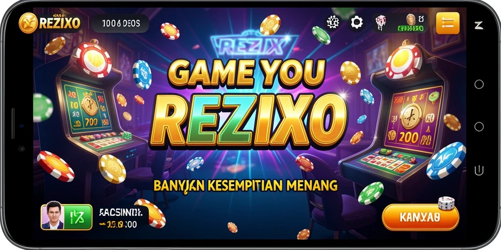 Screenshot dari gameplay seru di REZIXO yang penuh aksi.