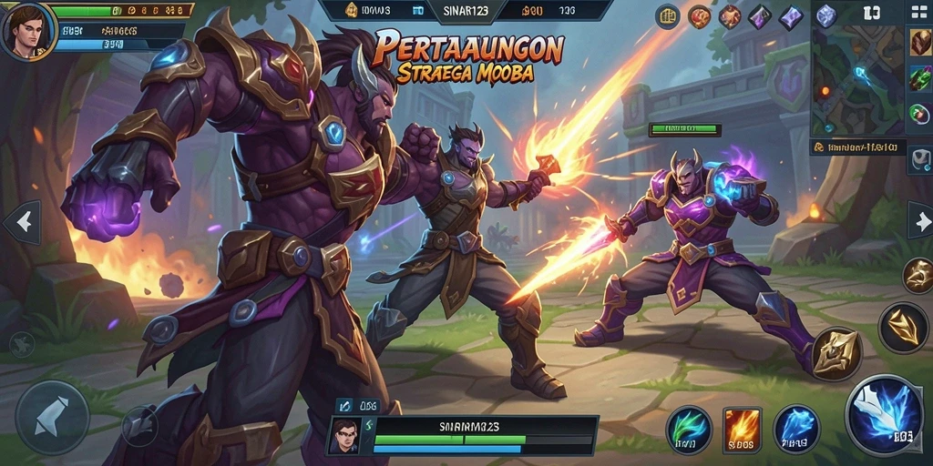 Screenshot menunjukkan gameplay seru di arena SINAR123.